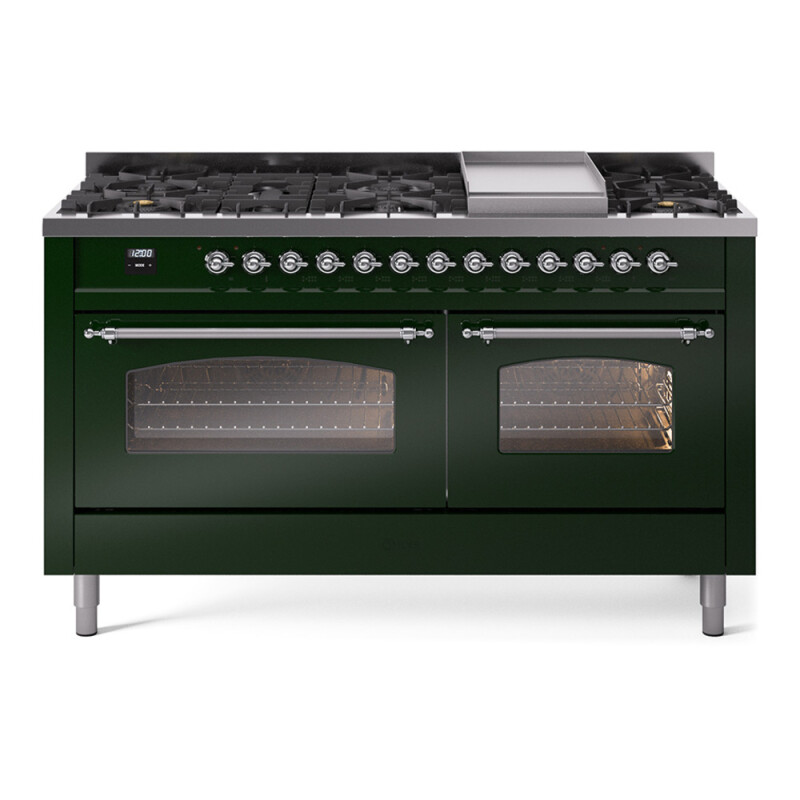 Nostalgie II 60 inch Dual Fuel Range with 5.8 cu. ft. Total Double Oven Capacity UP60FNMPEGC