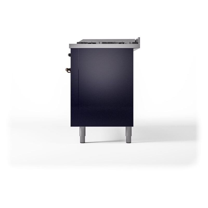 Nostalgie II 60 inch Dual Fuel Range with 5.8 cu. ft. Total Double Oven Capacity UP60FNMPMBB