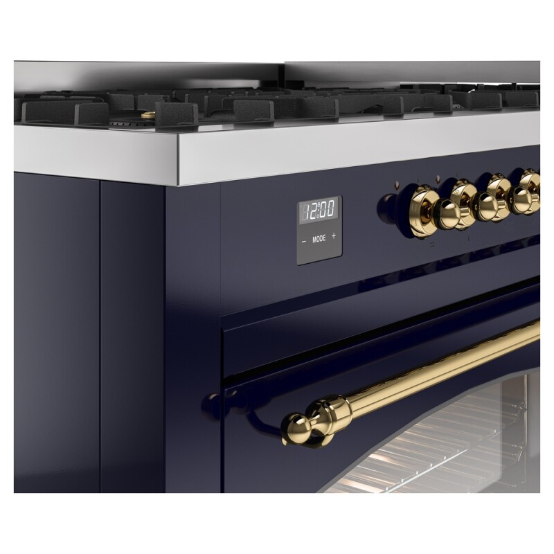 Nostalgie II 60 inch Dual Fuel Range with 5.8 cu. ft. Total Double Oven Capacity UP60FNMPMBGLP