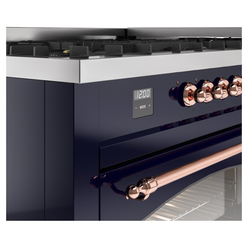 Nostalgie II 60 inch Dual Fuel Range with 5.8 cu. ft. Total Double Oven Capacity UP60FNMPMBPLP