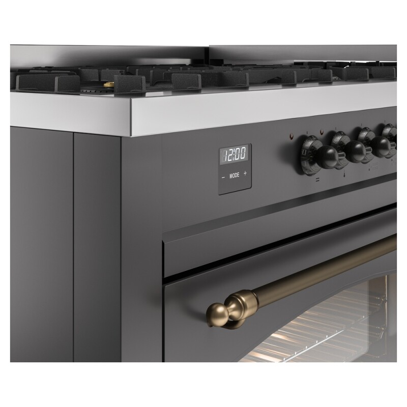 Nostalgie II 60 inch Dual Fuel Range with 5.8 cu. ft. Total Double Oven Capacity UP60FNMPMGB