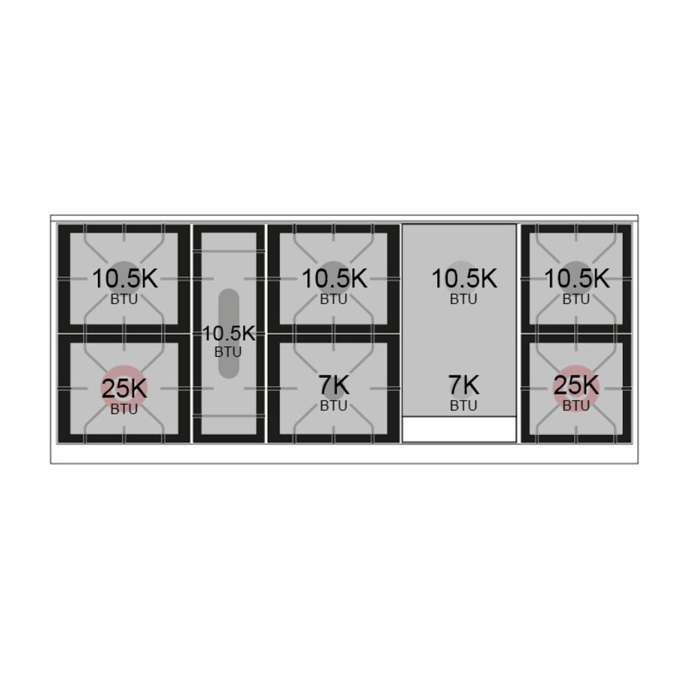 Nostalgie II 60 UP60FNMPRAG Freestanding Dual Fuel Range with 9 Sealed Burners with Griddle Double Oven with Triple Glass Door with Brass knobs UP60FNMPRAGLP