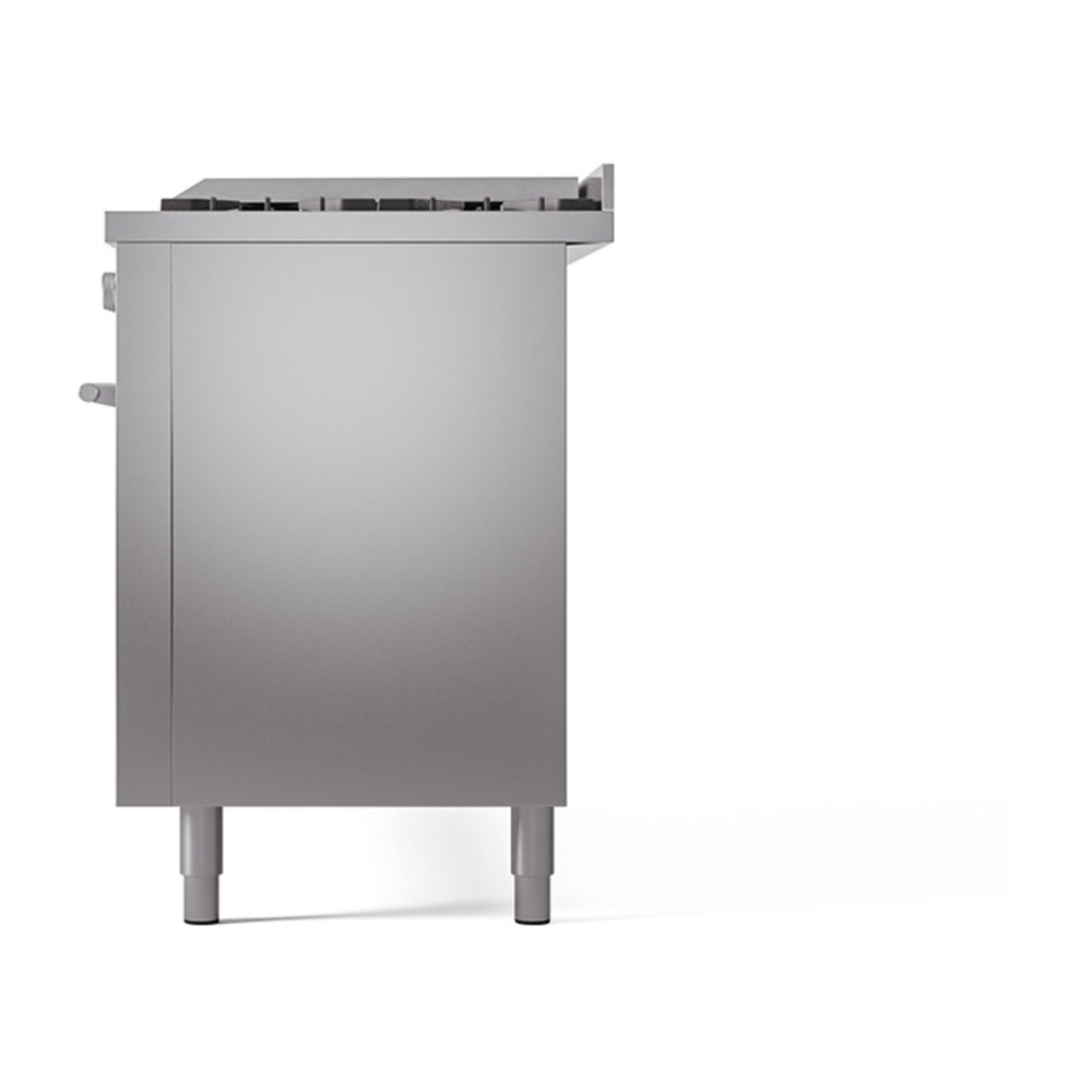 Professional Plus II 60 UP60FQMPSS Freestanding Dual Fuel Range with 9 Sealed Burners with Griddle Double Oven with Solid Door UP60FQMPSSLP