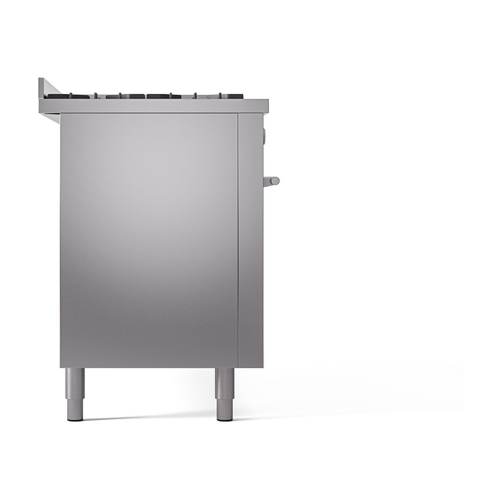 Professional Plus II 60 UP60FQMPSS Freestanding Dual Fuel Range with 9 Sealed Burners with Griddle Double Oven with Solid Door UP60FQMPSS