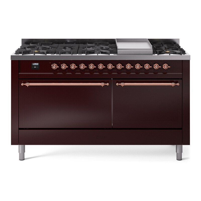 Nostalgie II 60 inch Dual Fuel Range with 5.8 cu. ft. Total Double Oven Capacity UP60FQNMPBUPLP