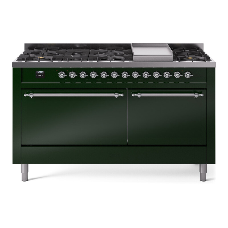 Nostalgie II 60 inch Dual Fuel Range with 5.8 cu. ft. Total Double Oven Capacity UP60FQNMPEGC