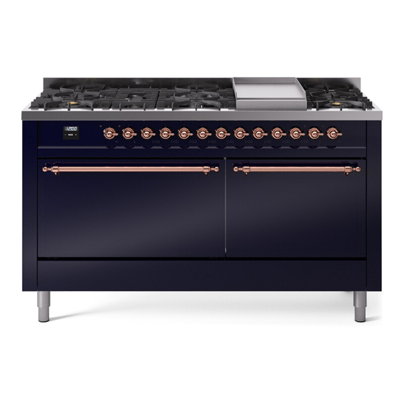Nostalgie II 60 inch Dual Fuel Range with 5.8 cu. ft. Total Double Oven Capacity UP60FQNMPMBP