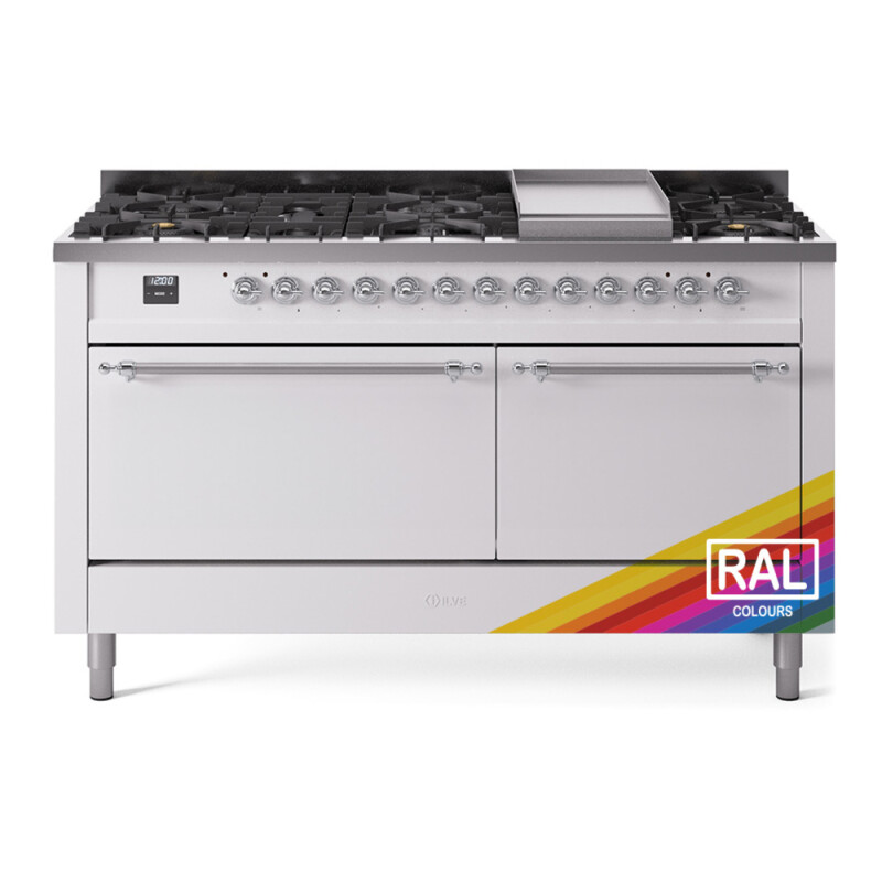 Nostalgie II 60 inch Dual Fuel Range with 5.8 cu. ft. Total Double Oven Capacity UP60FQNMPRAC