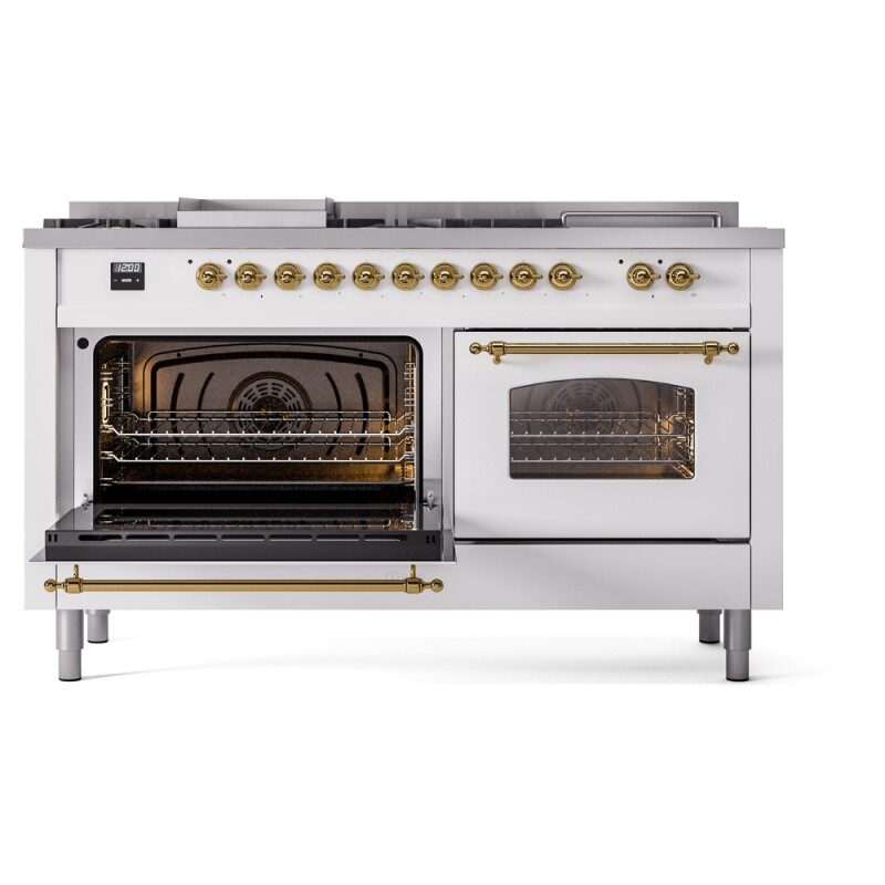 Nostalgie II 60 inch Dual Fuel Range UP60FSNMPWHGLP