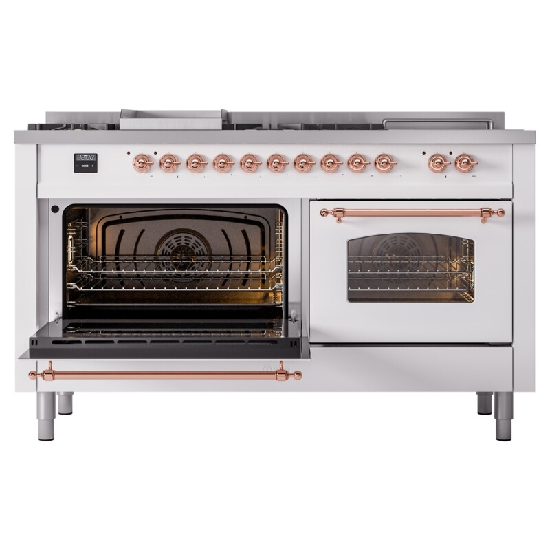 Nostalgie II 60 inch Dual Fuel Range UP60FSNMPWHPLP