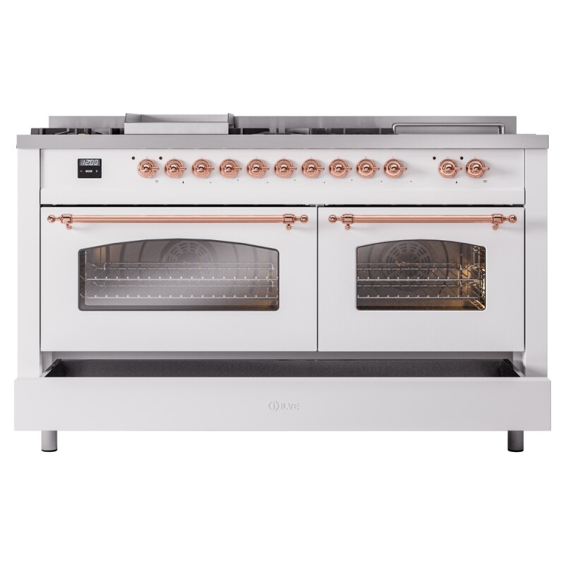 Nostalgie II 60 inch Dual Fuel Range UP60FSNMPWHPLP