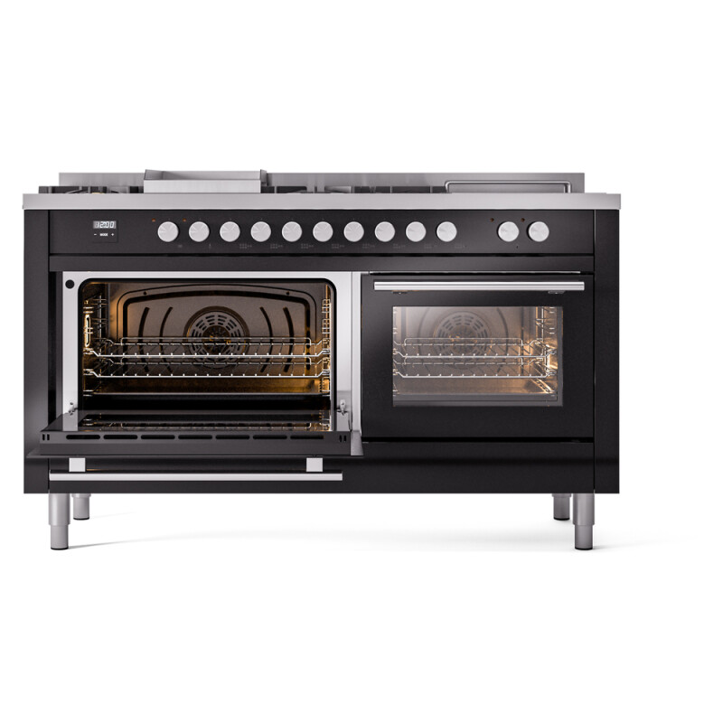 Professional Plus II 60 inch Dual Fuel Range UP60FSQMPBK