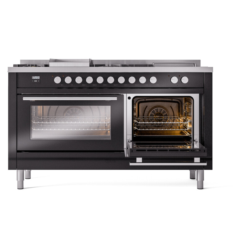 Professional Plus II 60 inch Dual Fuel Range UP60FSQMPBKLP