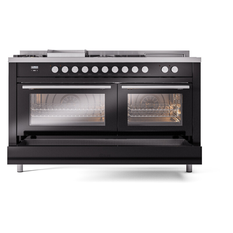 Professional Plus II 60 inch Dual Fuel Range UP60FSQMPBKLP