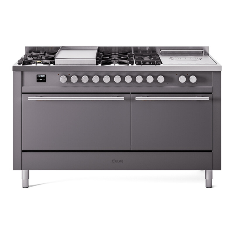 Professional Plus II 60 inch Dual Fuel Range UP60FSQMPMGLP