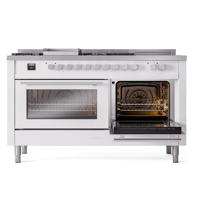Professional Plus II 60 inch Dual Fuel Range UP60FSQMPWH