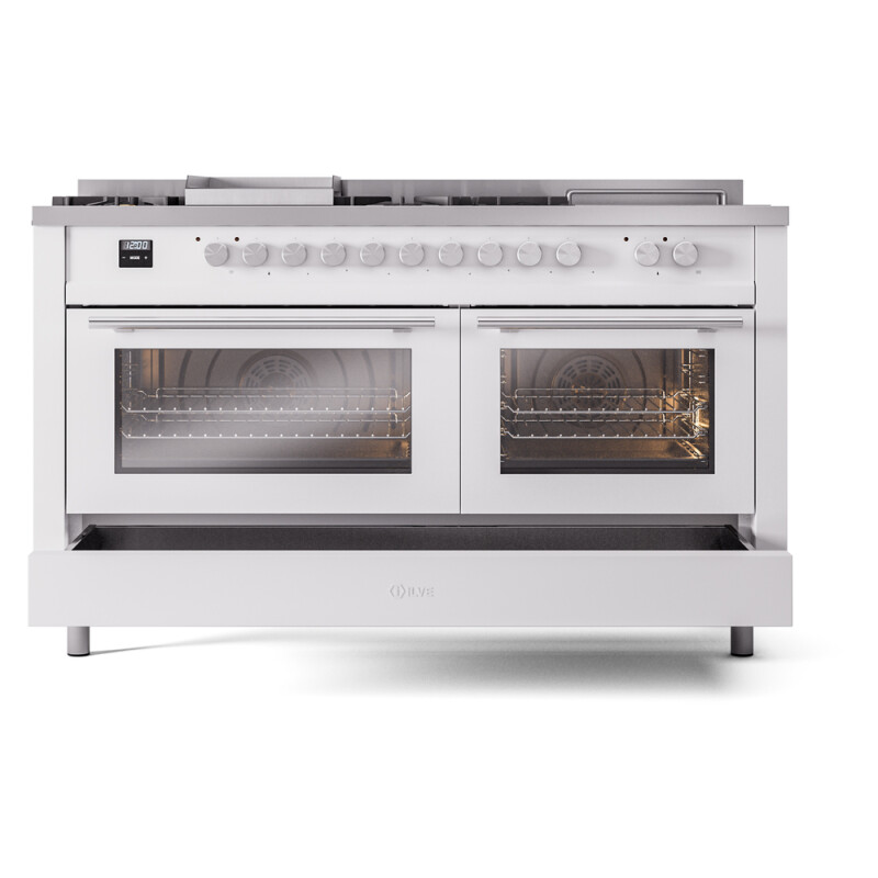 Professional Plus II 60 inch Dual Fuel Range UP60FSQMPWH