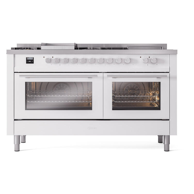 Professional Plus II 60 inch Dual Fuel Range UP60FSQMPWHLP