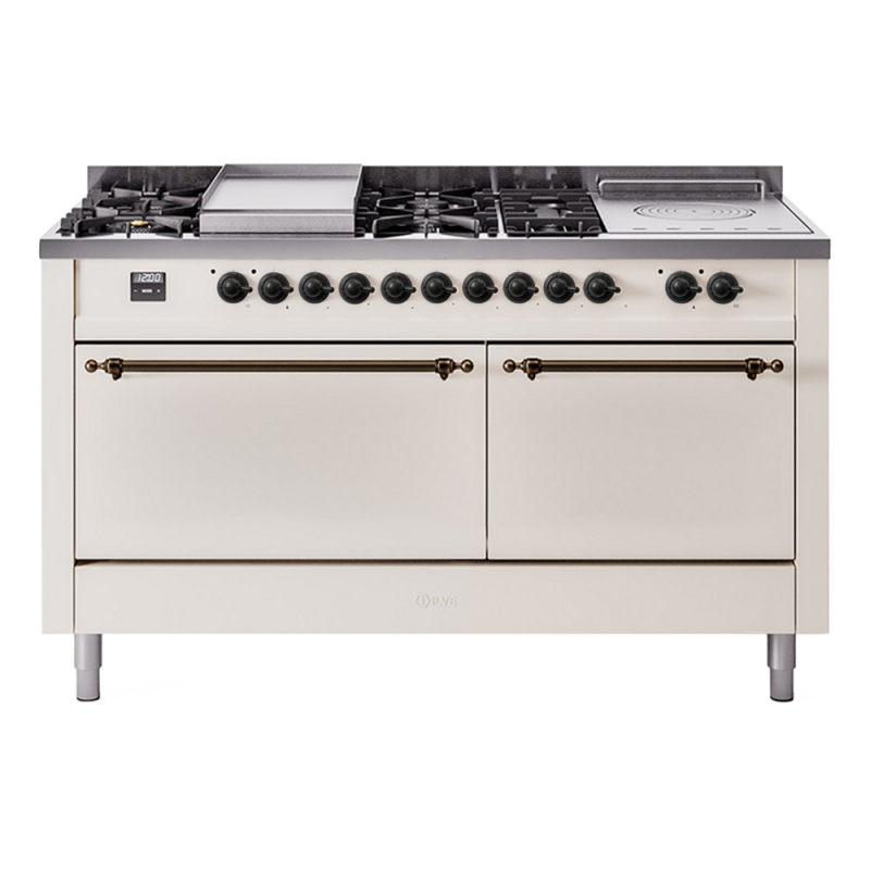 Nostalgie II 60 inch Dual Fuel Range UP60FSQNMPAWBLP