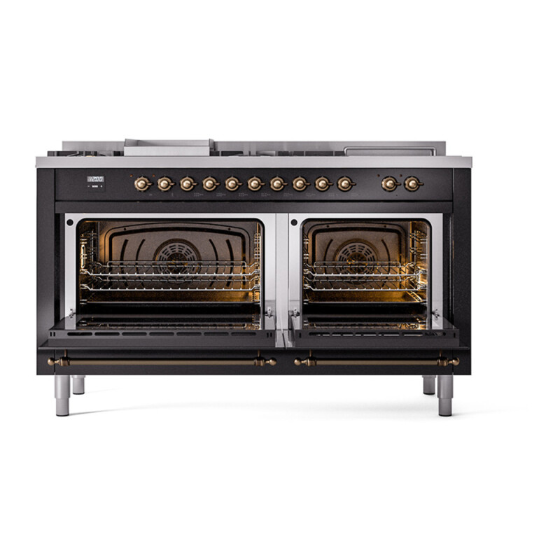 Nostalgie II 60 inch Dual Fuel Range UP60FSQNMPBKB