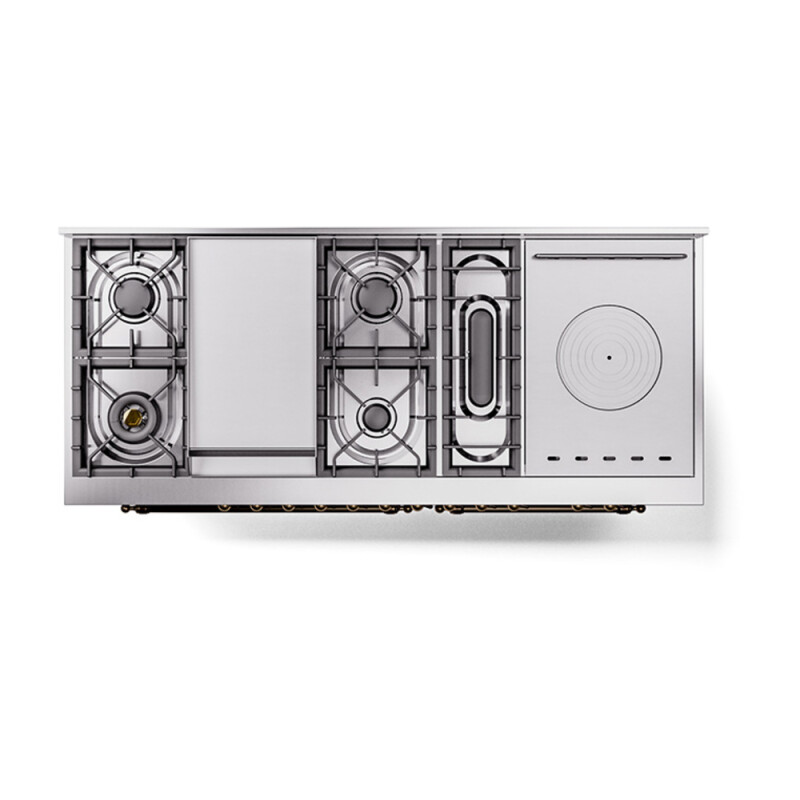 Nostalgie II 60 inch Dual Fuel Range UP60FSQNMPBKBLP