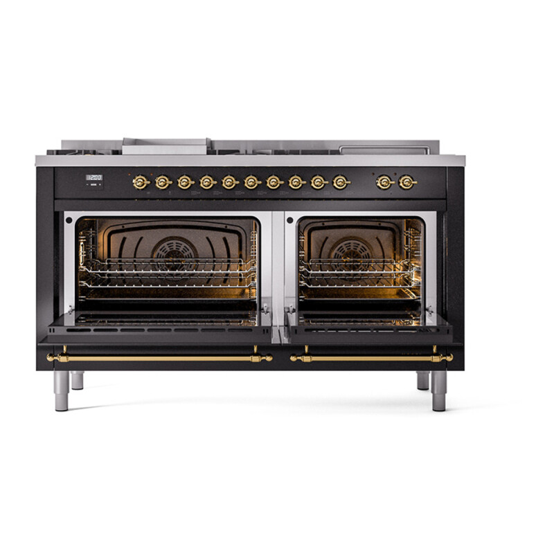 Nostalgie II 60 inch Dual Fuel Range UP60FSQNMPBKG