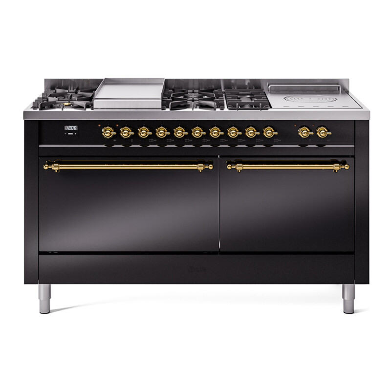 Nostalgie II 60 inch Dual Fuel Range UP60FSQNMPBKGLP