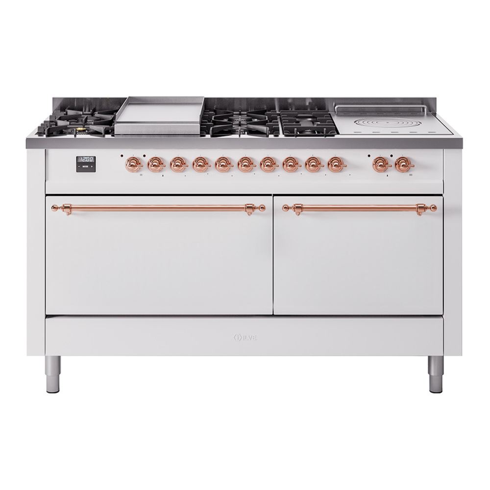 Nostalgie II 60 inch Dual Fuel Range UP60FSQNMPWHPLP