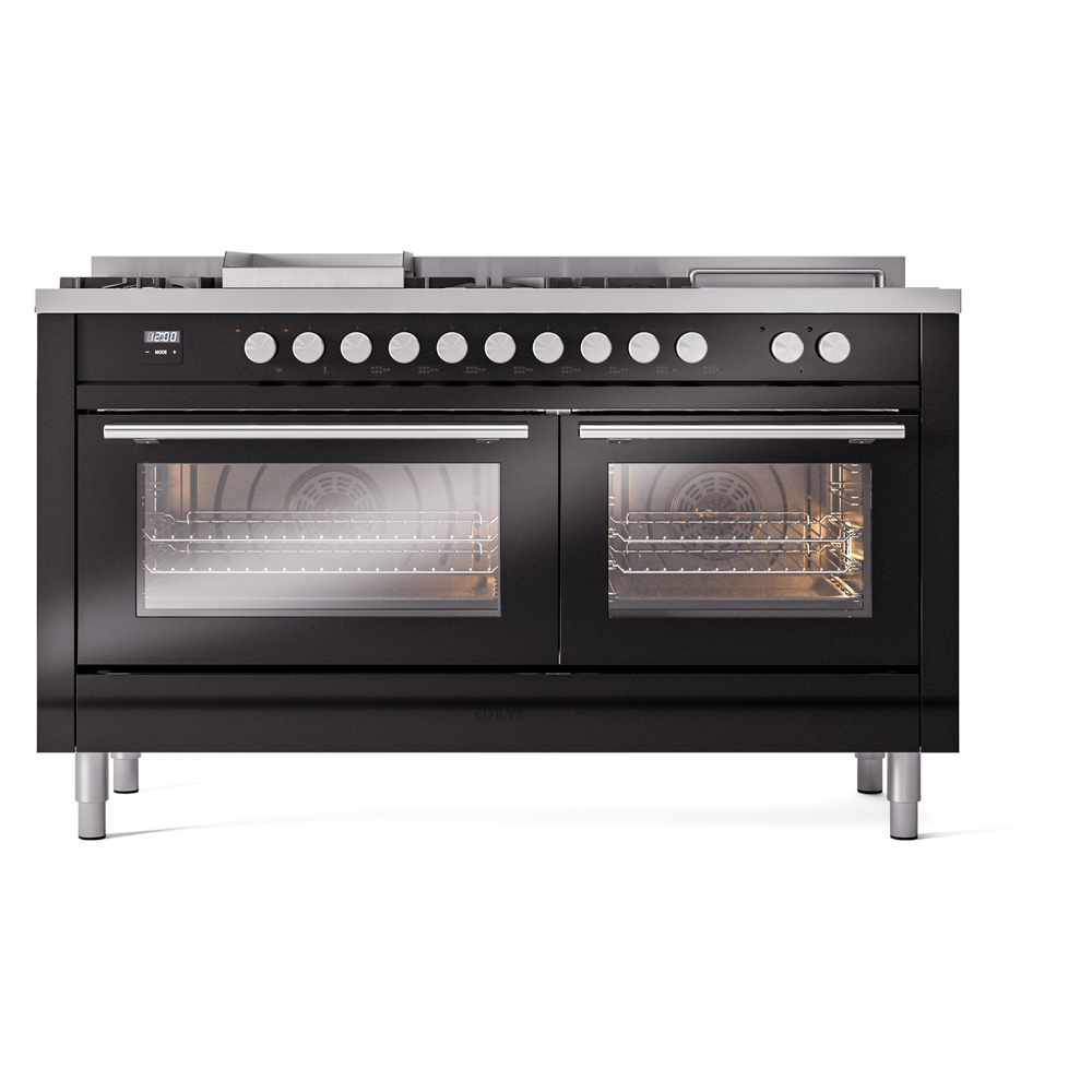 Professional Plus II 60 inch Dual Fuel Range UP60FSWMPBKLP