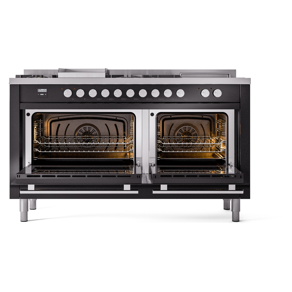Professional Plus II 60 inch Dual Fuel Range UP60FSWMPBKLP