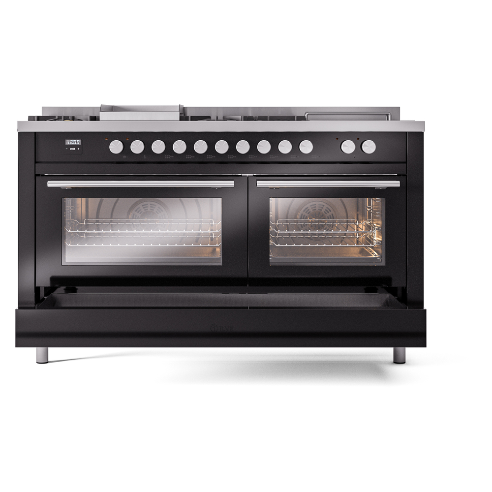 Professional Plus II 60 inch Dual Fuel Range UP60FSWMPBKLP