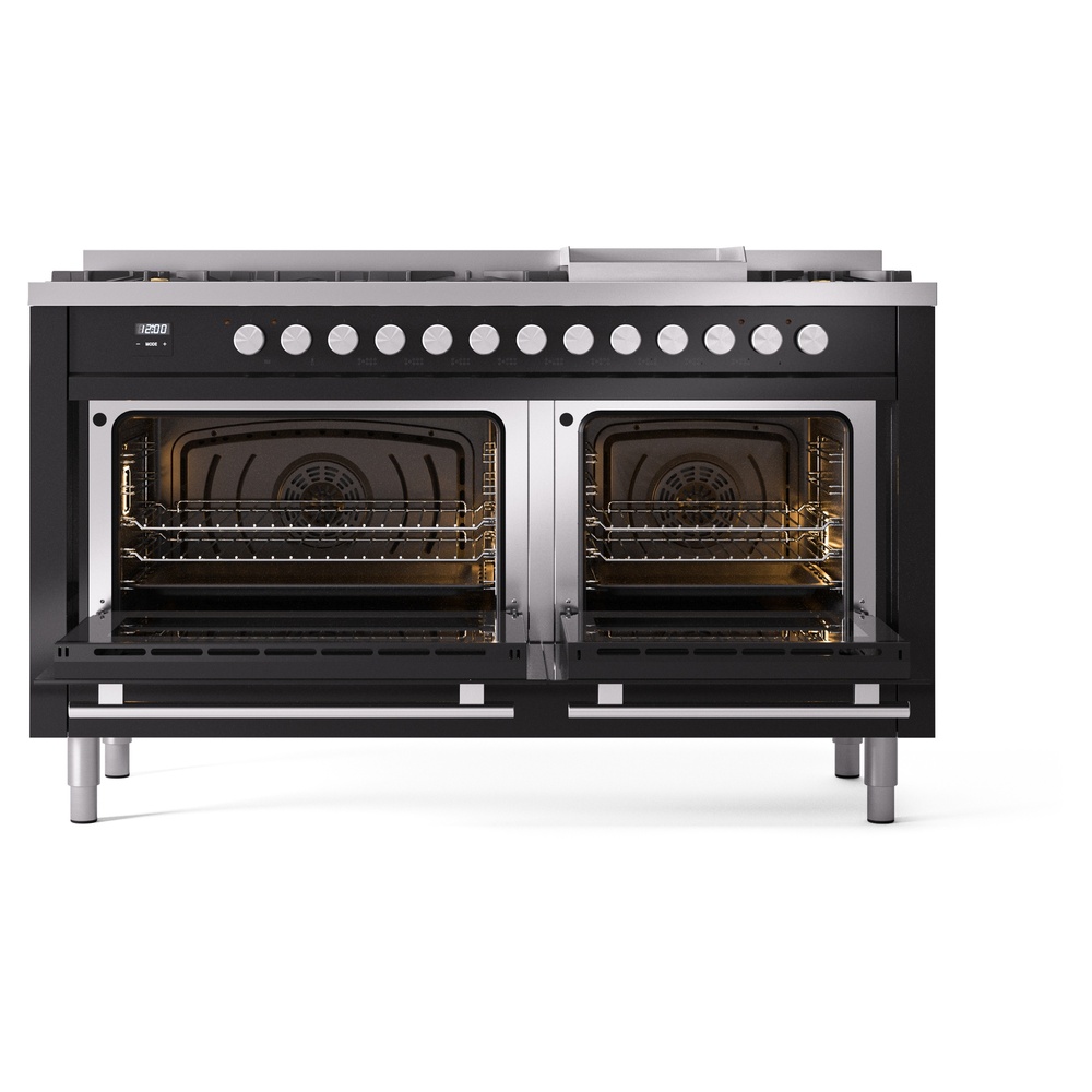 Professional Plus II 60 inch Dual Fuel Range UP60FSWMPBK