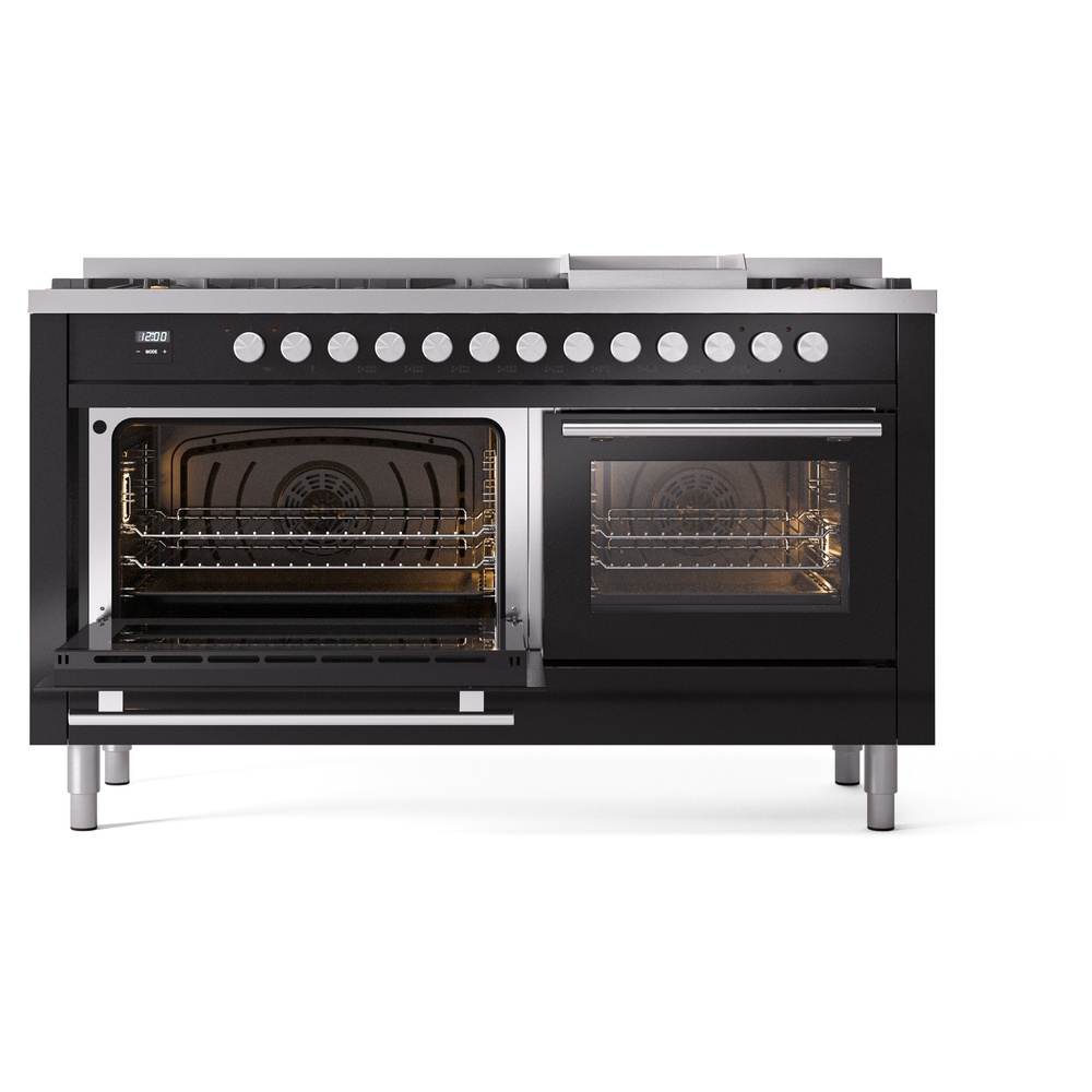 Professional Plus II 60 inch Dual Fuel Range UP60FSWMPBK