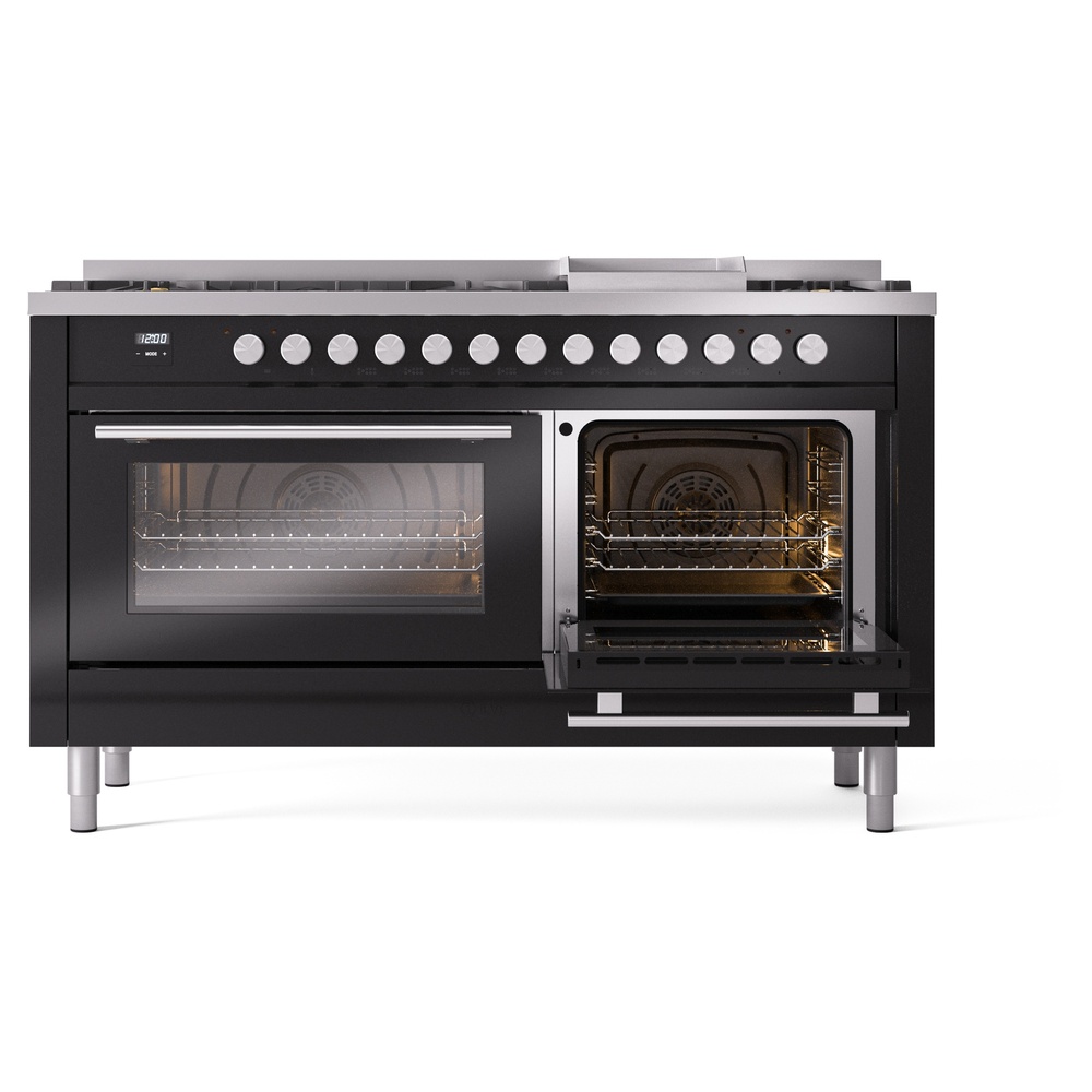 Professional Plus II 60 inch Dual Fuel Range UP60FSWMPBK