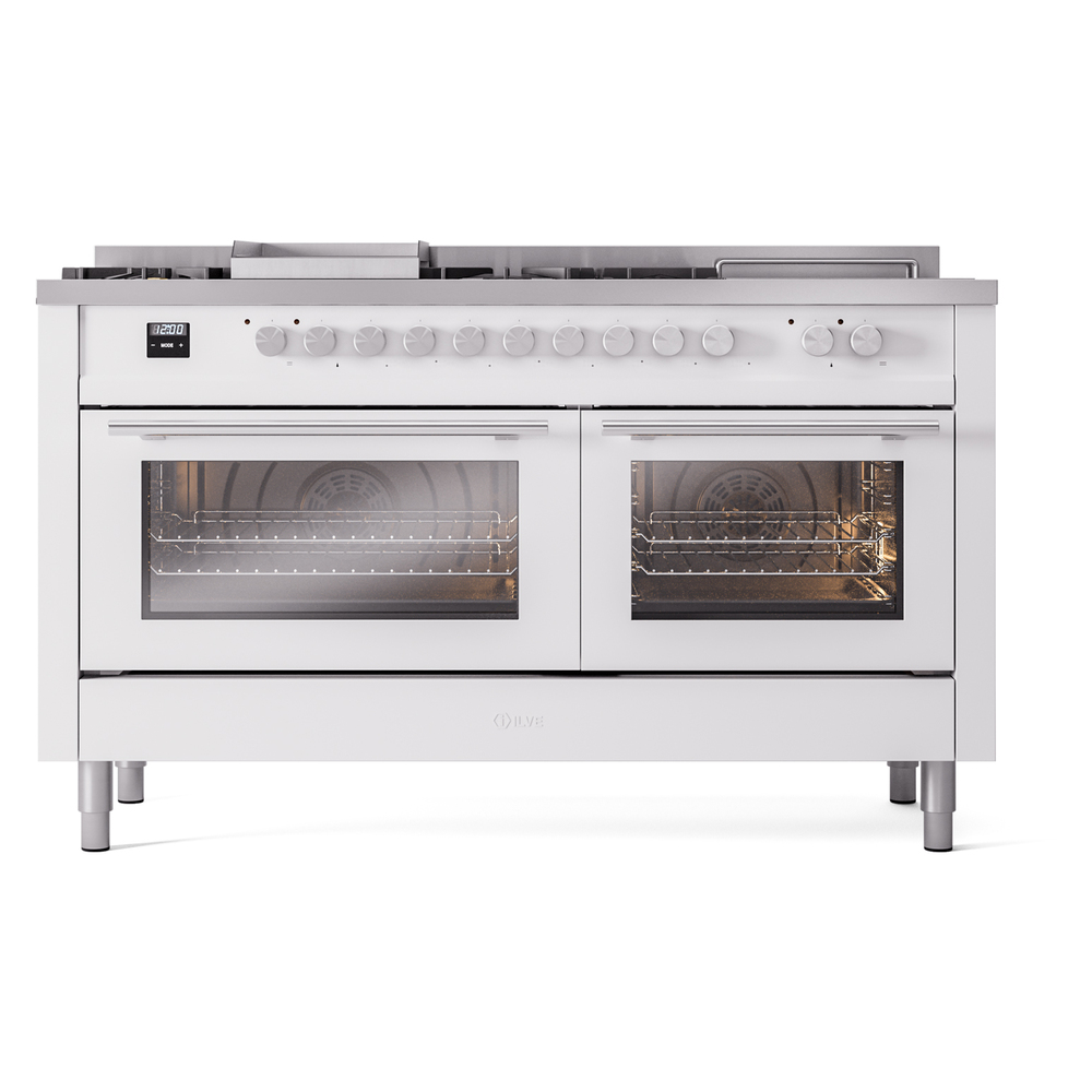 Professional Plus II 60 inch Dual Fuel Range UP60FSWMPWH