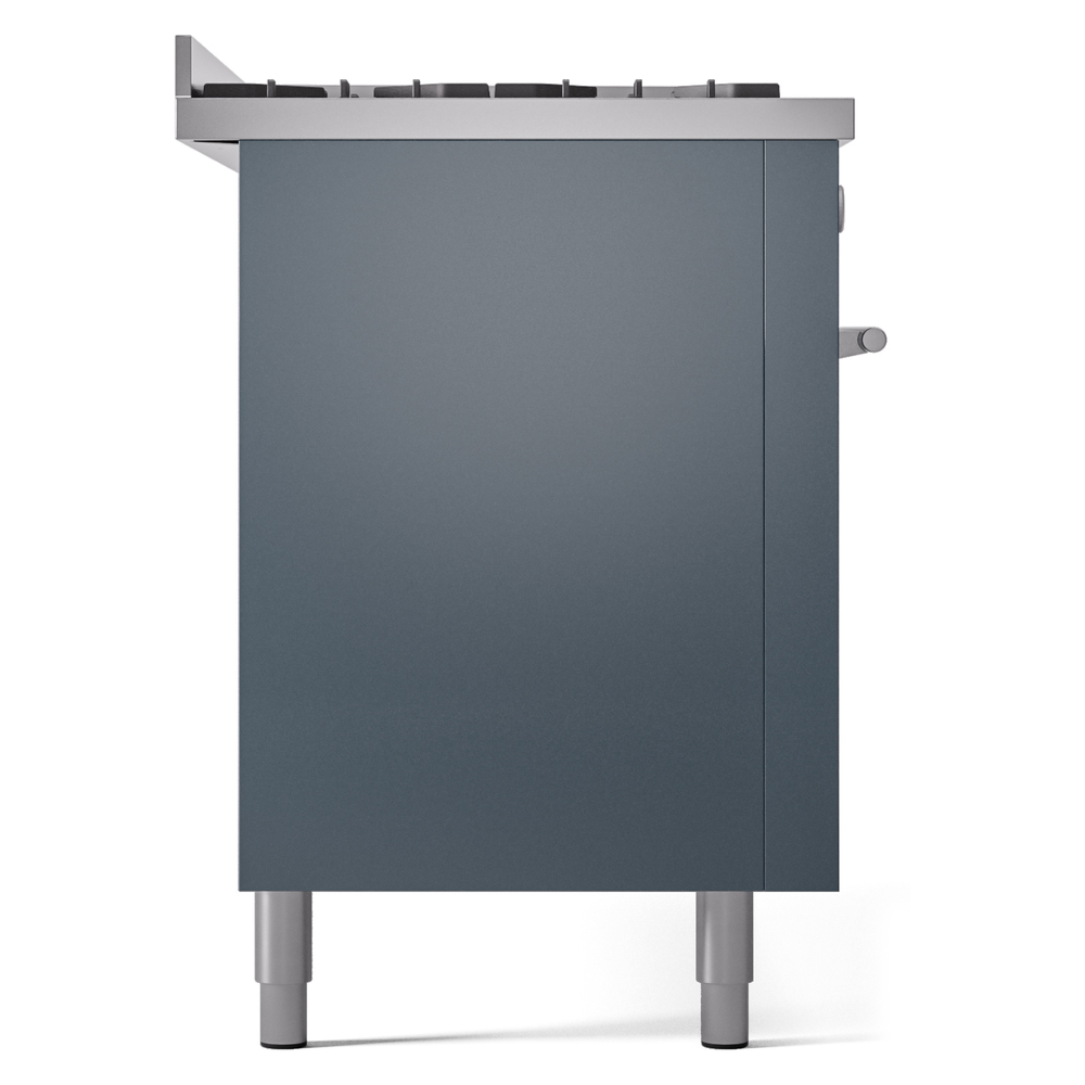 Professional Plus II 60 UP60FWMPBG Freestanding Dual Fuel Range with 9 Sealed Burners with Griddle Double Oven with Triple Glass Door with Stainless Steel knobs UP60FWMPBG