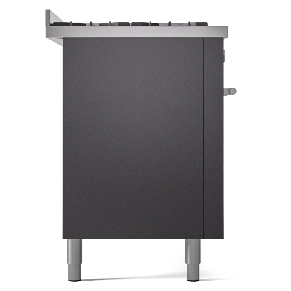 Professional Plus II 60 UP60FWMPMG Freestanding Dual Fuel Range with 9 Sealed Burners with Griddle Double Oven with Triple Glass Door with Stainless Steel knobs UP60FWMPMGLP