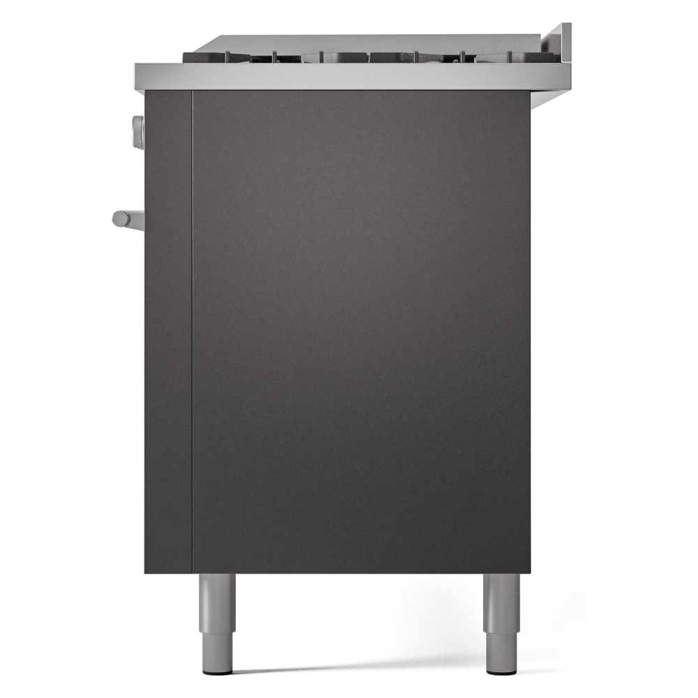 Professional Plus II 60 UP60FWMPMG Freestanding Dual Fuel Range with 9 Sealed Burners with Griddle Double Oven with Triple Glass Door with Stainless Steel knobs UP60FWMPMGLP
