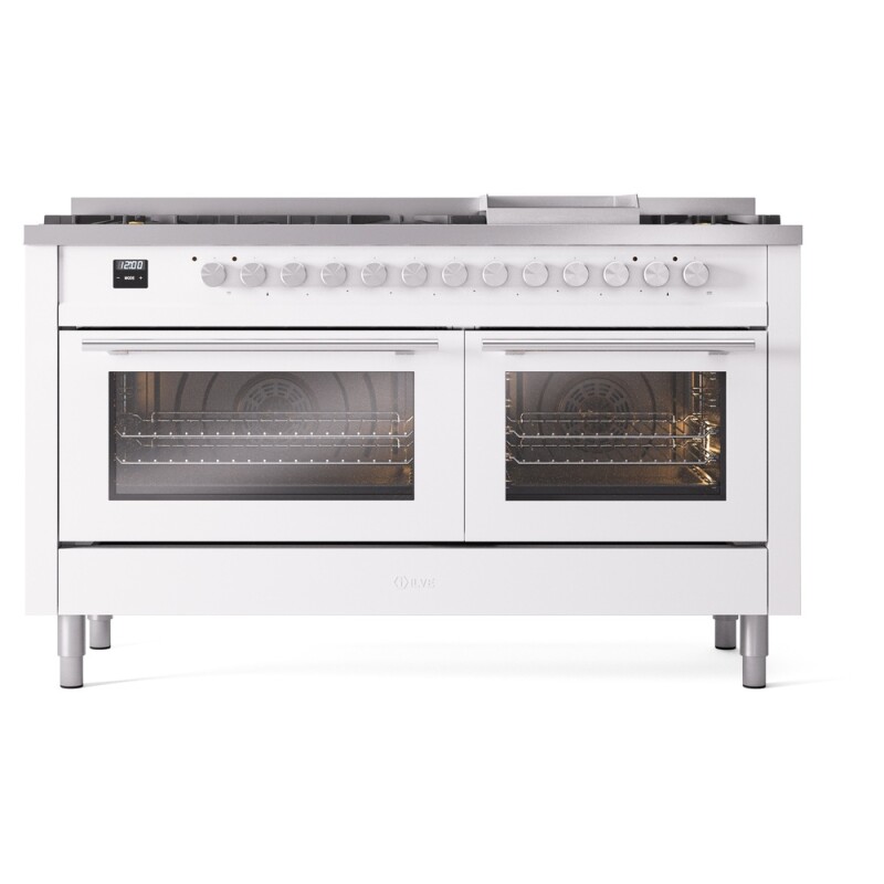 Professional Plus II 60 inch Dual Fuel Range UP60FWMPWH