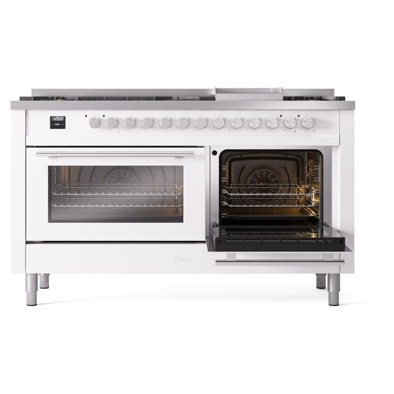 Professional Plus II 60 inch Dual Fuel Range UP60FWMPWH