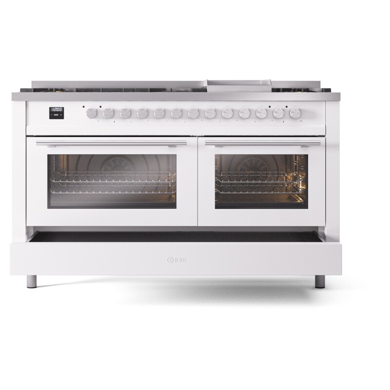 Professional Plus II 60 inch Dual Fuel Range UP60FWMPWH