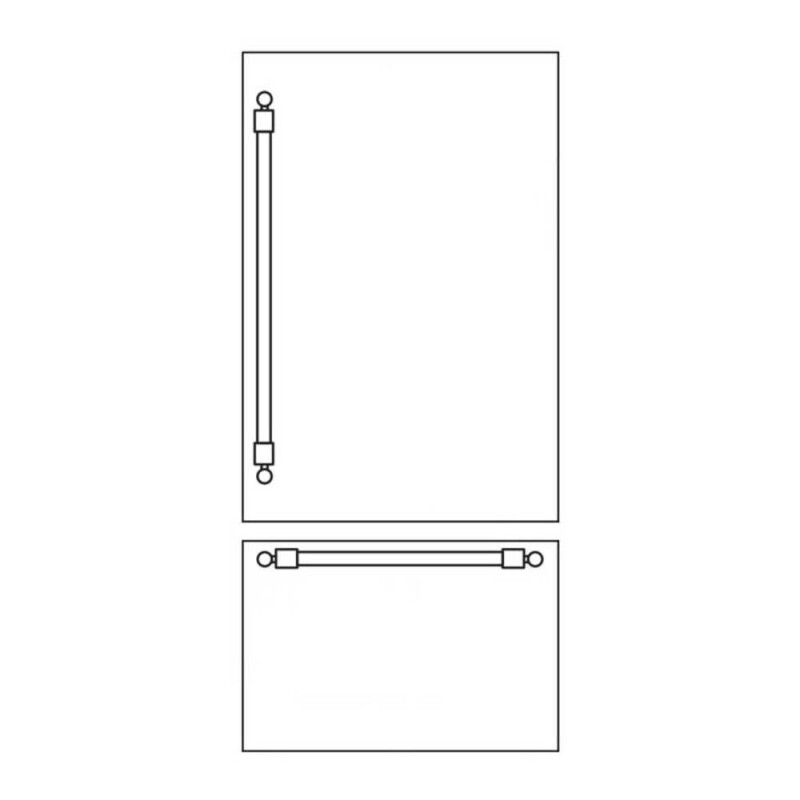 Nostalgie 30 inch Bottom Mount Door Panels UPBM30RAG