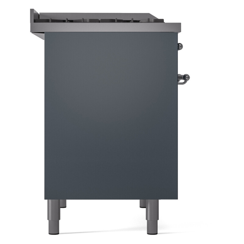 Nostalgie II 40 inch Dual Fuel Range with Double Ovens, 6 Burners and Griddle UPD40FNMPBGCLP