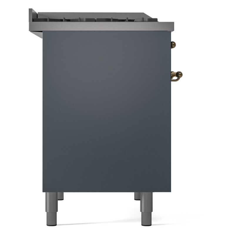 Nostalgie II 40 inch Dual Fuel Range with Double Ovens, 6 Burners and Griddle UPD40FNMPBGGLP