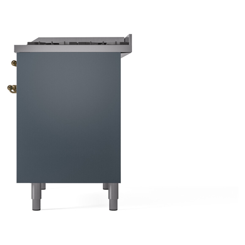 Nostalgie II 40 inch Dual Fuel Range with Double Ovens, 6 Burners and Griddle UPD40FNMPBGGLP