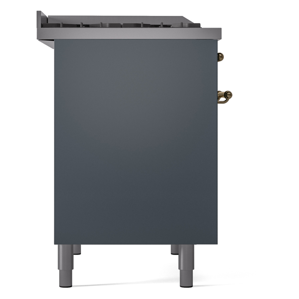 Nostalgie II 40 inch Dual Fuel Range with Double Ovens, 6 Burners and Griddle UPD40FNMPBGG