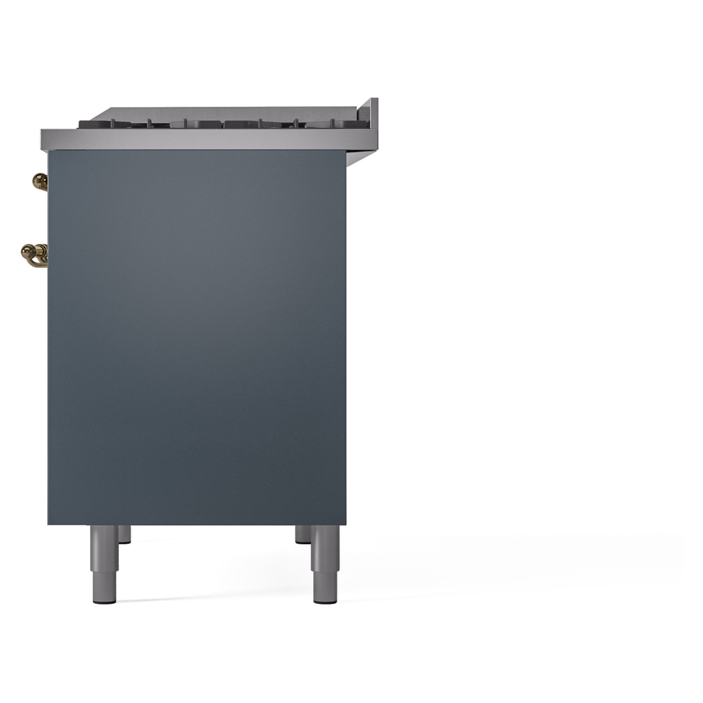 Nostalgie II 40 inch Dual Fuel Range with Double Ovens, 6 Burners and Griddle UPD40FNMPBGG