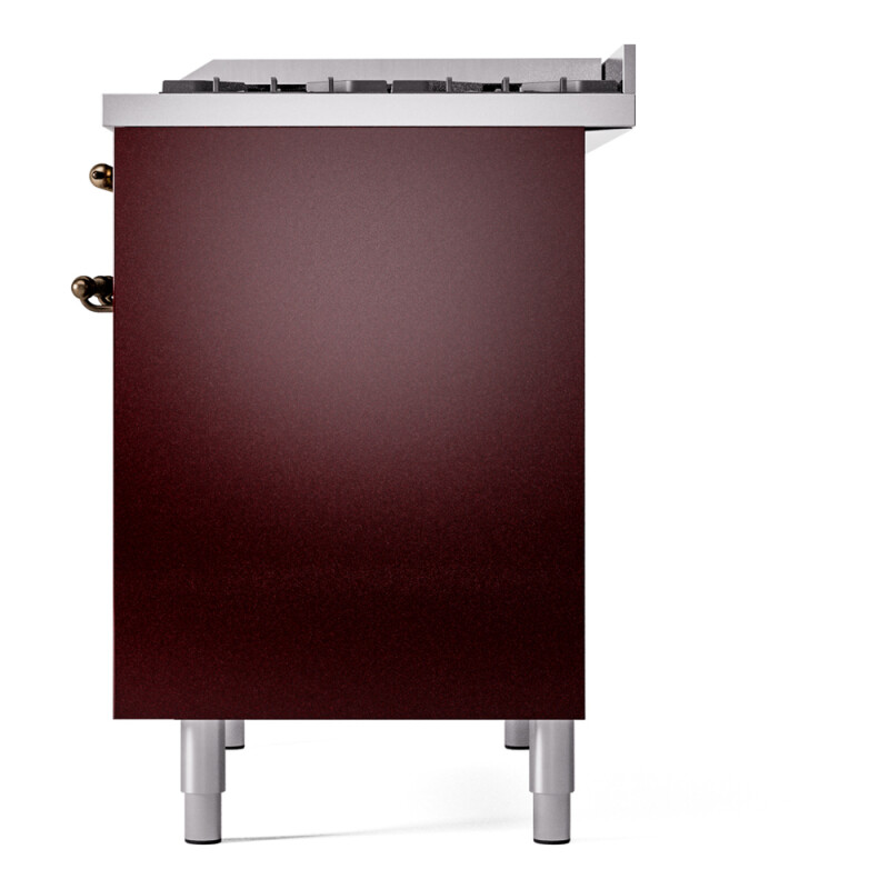 Nostalgie II 40 inch Dual Fuel Range with Double Ovens, 6 Burners and Griddle UPD40FNMPBUB