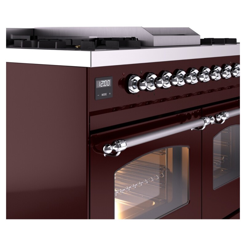 Nostalgie II 40 inch Dual Fuel Range with Double Ovens, 6 Burners and Griddle UPD40FNMPBUC