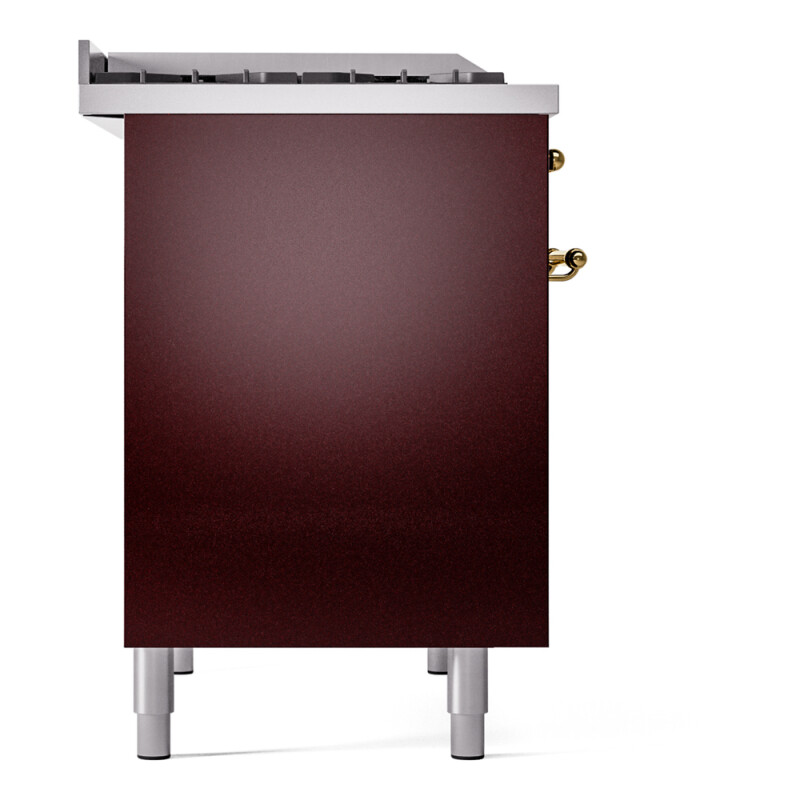 Nostalgie II 40 inch Dual Fuel Range with Double Ovens, 6 Burners and Griddle UPD40FNMPBUGLP